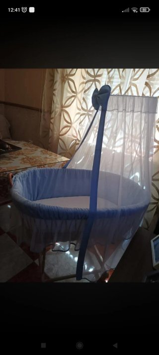 Mini cuna para bebé con dosel
