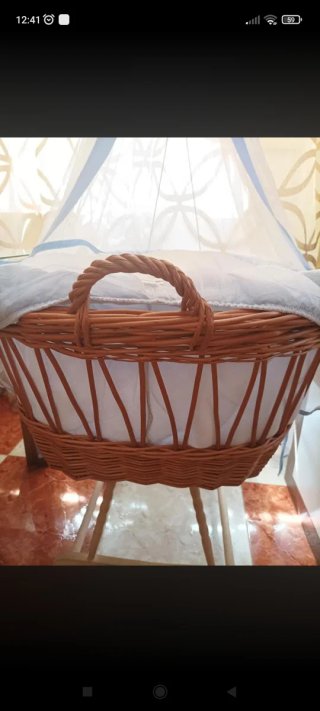 Mini cuna para bebé con dosel