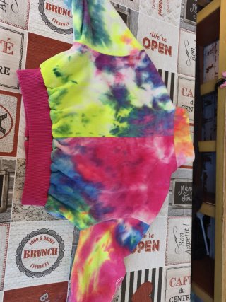 Giacchetta per bambini multicolore tie-dye