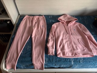 Sudadera Polo Ralph Lauren Rosa Con Cremallera
