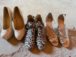 Lote 3 pares zapatos talla 41
