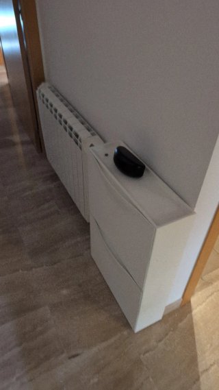 Radiador Eléctrico Blanco Pared 1200W