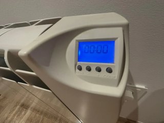 Radiador Eléctrico Blanco Pared 1200W