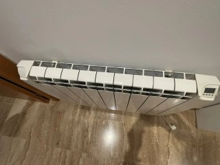 Radiador Eléctrico Blanco Pared 1200W