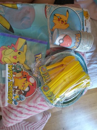 Kit Fiesta Cumpleaños Pikachu Pokémon