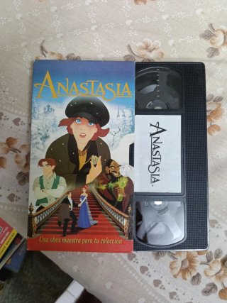 Anastasia VHS Película Animada Español