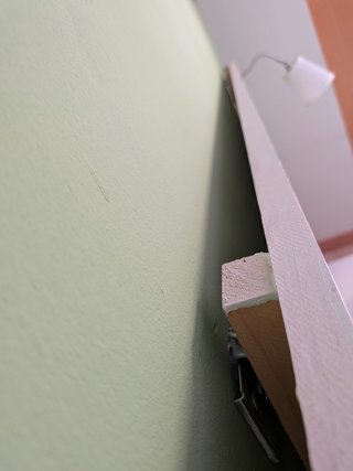 Cabecero de madera blanco para cama de 150 cm