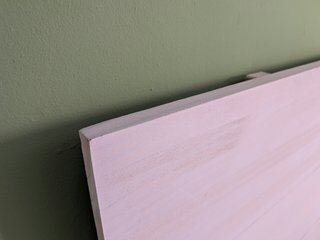Cabecero de madera blanco para cama de 150 cm