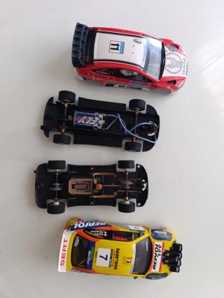 Scalextric SEAT Cordoba WRC y Focus de Ninco