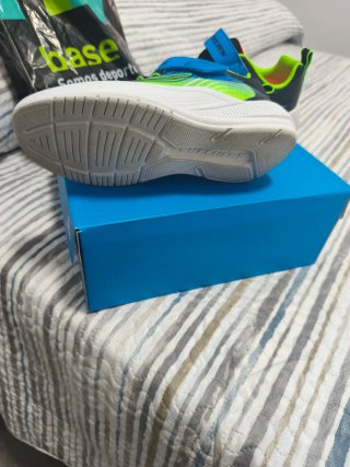 Deportivas Skechers Azul y Verde número 33