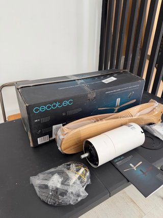 Ventilador Techo Cecotec 40W Madera