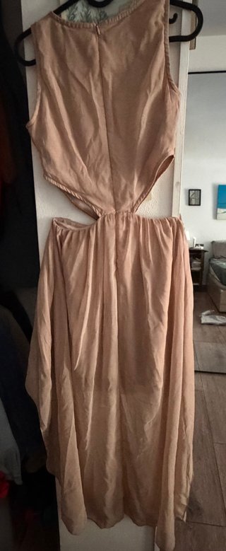 Vestido lentejuelas rosa/dorado Talla S