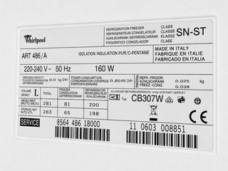 Placa Control Nevera Whirlpool