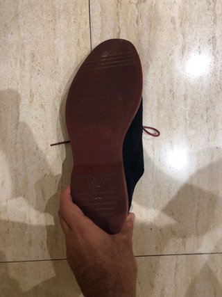 Zapatos Martinelli Ante Azul Marino
