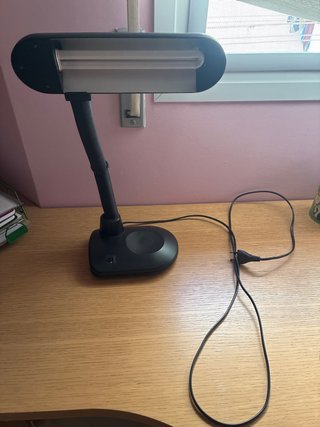 Flexo de escritorio negro