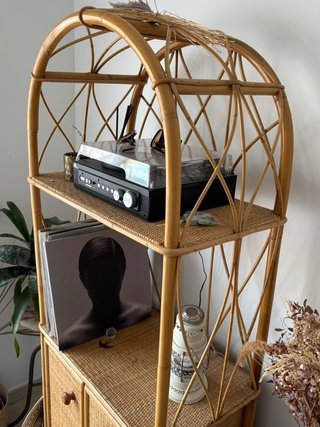 Mueble Estantería Mimbre Rattan