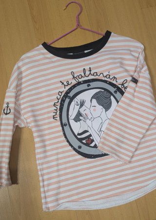 Jersey fino rayas manga pirata