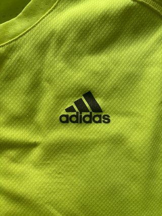 Camiseta Adidas Deportiva Amarilla Talla M