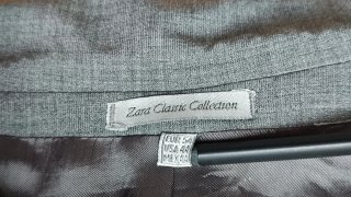 Traje Zara Gris T-54