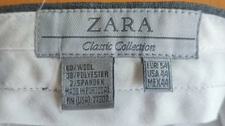 Traje Zara Gris T-54