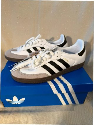 Adidas Samba OG Blancas/Grises Talla 42
