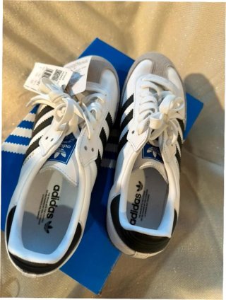Adidas Samba OG Blancas/Grises Talla 42