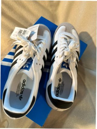 Adidas Samba OG Blancas/Grises Talla 42