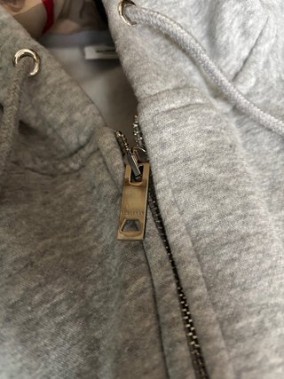 Sudadera Burberry Gris con Cremallera