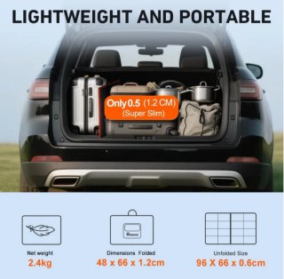 Panel Solar Portátil Dokio 100W