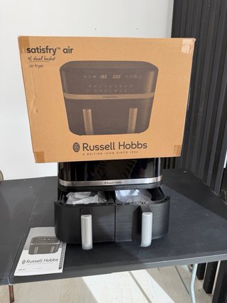 Freidora Aire Russell Hobbs Doble Cesta 9L