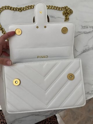 Borsa Pinko con tracolla a catena oro nuova
