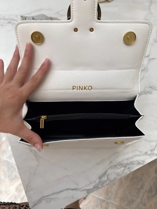 Borsa Pinko con tracolla a catena oro nuova