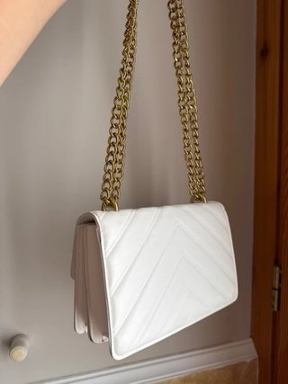 Borsa Pinko con tracolla a catena oro nuova