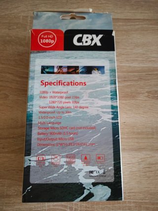 Cámara acuática CBX HD 1080P