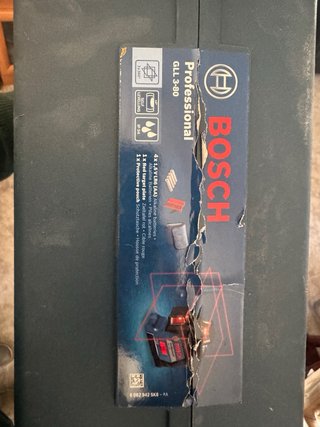 Metro láser Bosch GLL 3-80