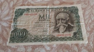 Billete 1000 Pesetas 1971 Defecto Impresión