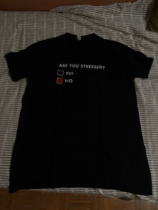 Camiseta Pampling Are you stressed? NO