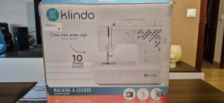 Máquina de coser Klindo 10 tipos de puntada
