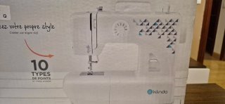 Máquina de coser Klindo 10 tipos de puntada