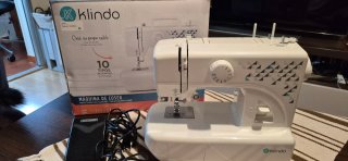 Máquina de coser Klindo 10 tipos de puntada