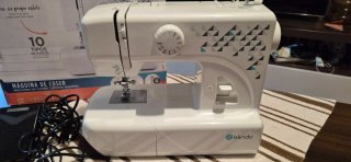 Máquina de coser Klindo 10 tipos de puntada