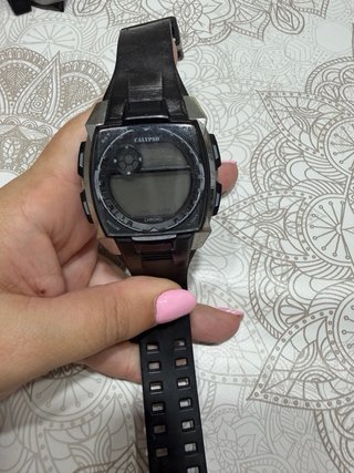 Reloj Pulsar Hombre Negro/Plata