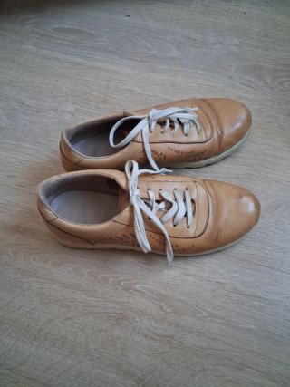 Senda Zapatos de Cuero Marrones Talla 38