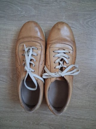 Senda Zapatos de Cuero Marrones Talla 38