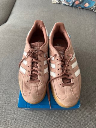 Adidas Gazelle Talla 42 Rosa/Marrón