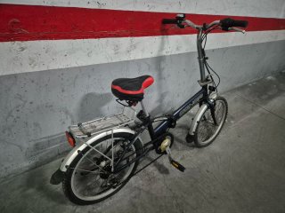 Bicicleta Plegable Conor Azul