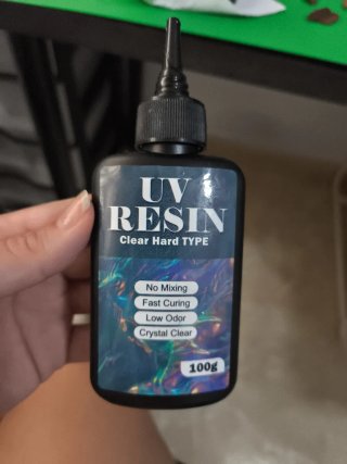 Resina UV Transparente Dura 100g