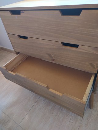 Cómoda Nórdica 3 Cajones Madera