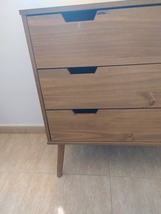 Cómoda Nórdica 3 Cajones Madera