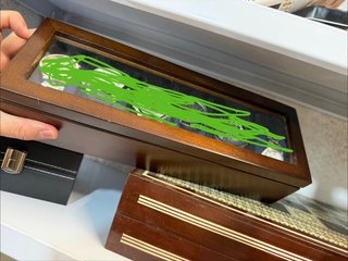 Joyero para relojes de madera